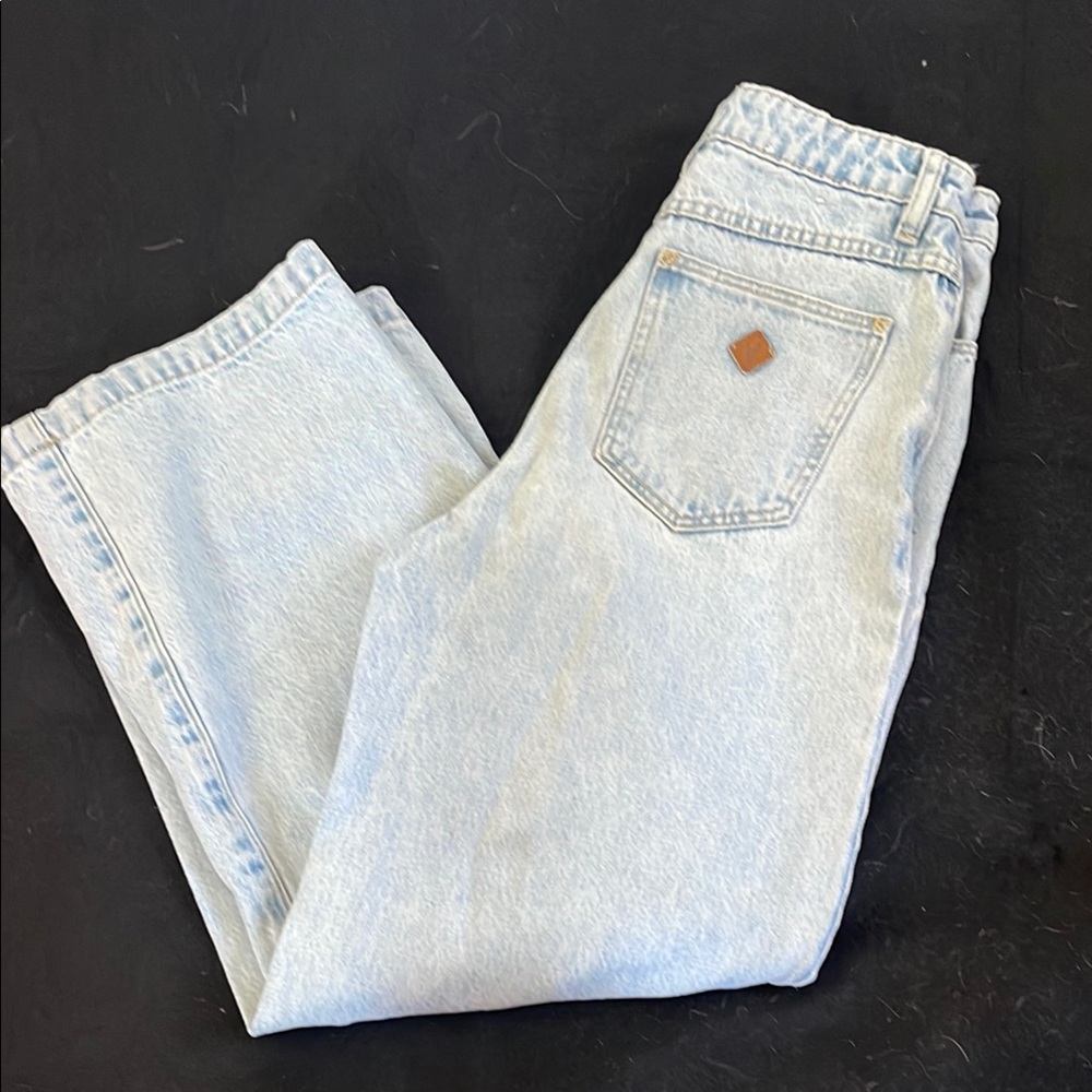 Abrand Light Blue Straight Leg Jeans